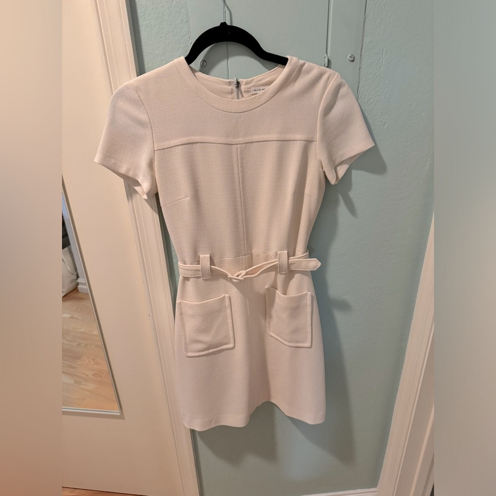 Club Monaco Light Pink Belted Pocket Dress